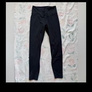 JoyLab Black High-Waisted Lace-Up Leggings